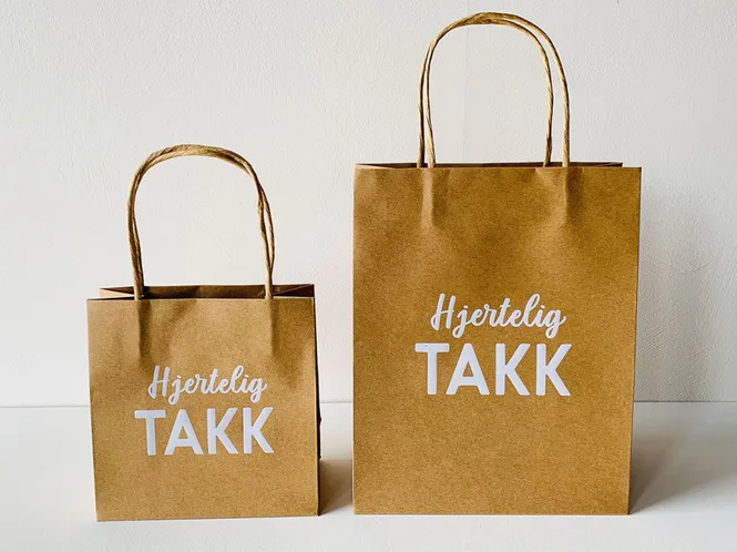 Hovedbilde Gavepose M Hjertelig Takk