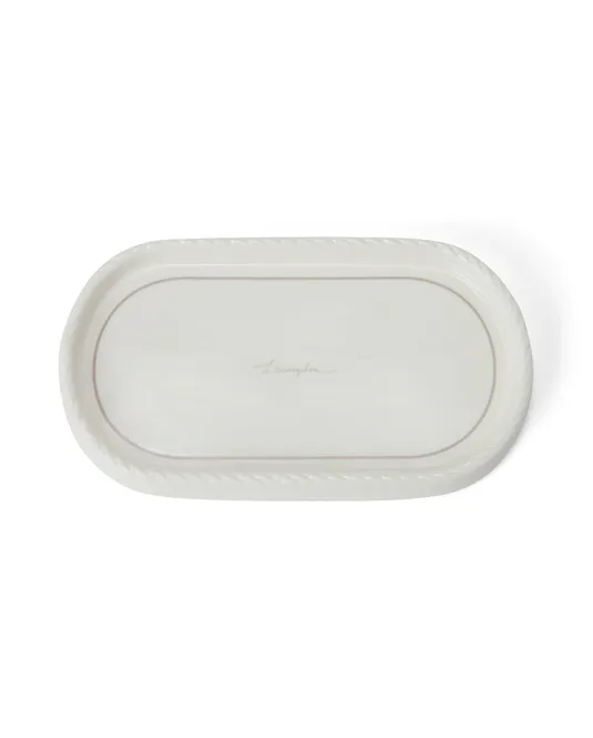 Hovedbilde Lexington Porcelain Oval Tray White/Beige