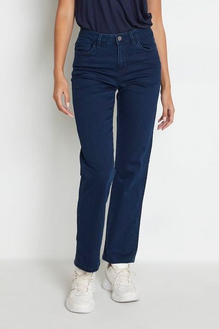 Hovedbilde Vicky Jeans straight - Dark blue denim
