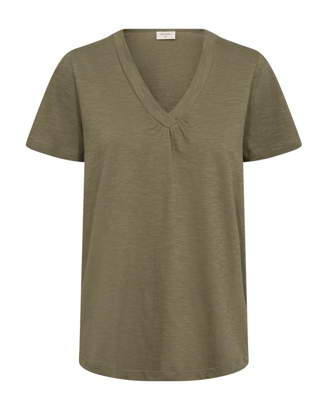 Sabina V SS Twist T-shirt