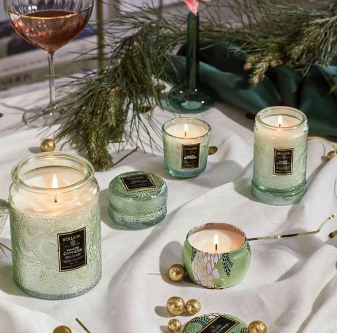 Hovedbilde Voluspa White Cypress Mini Tin
