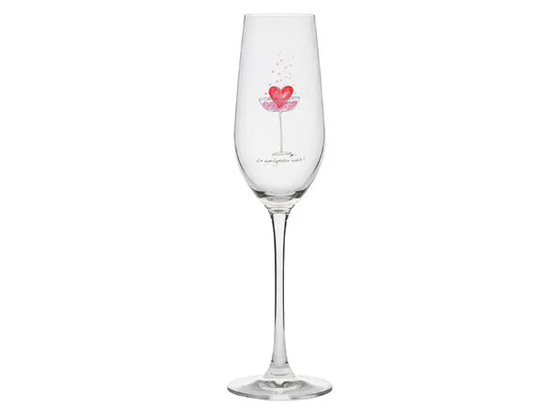 Glass champagne Kjærligheten 24cm - Sølje Bergman