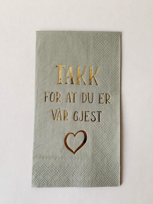 Hovedbilde Serviett Vår gjest 33x40 cm