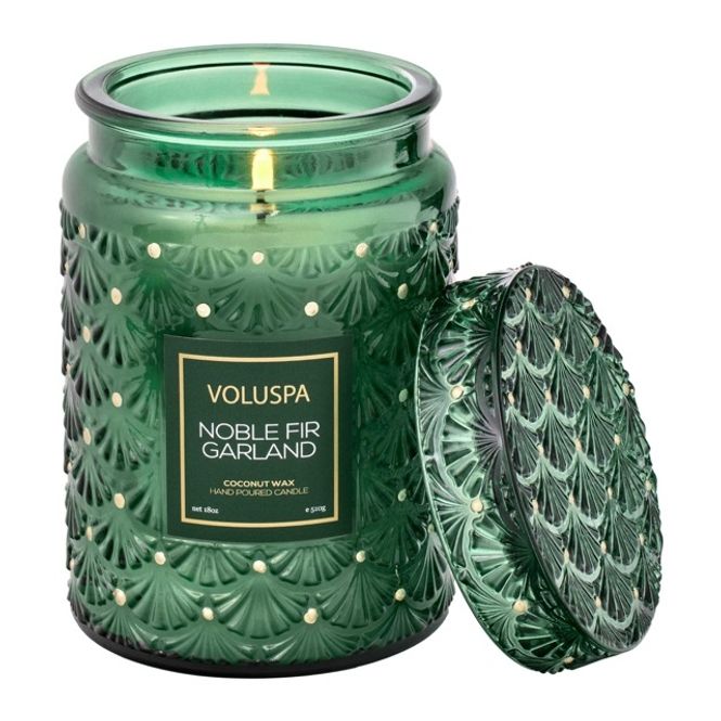 Hovedbilde Voluspa Large Glass - Noble Fir Garland