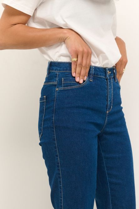 Hovedbilde Vicky Jeans straight - Medium blue washed denim
