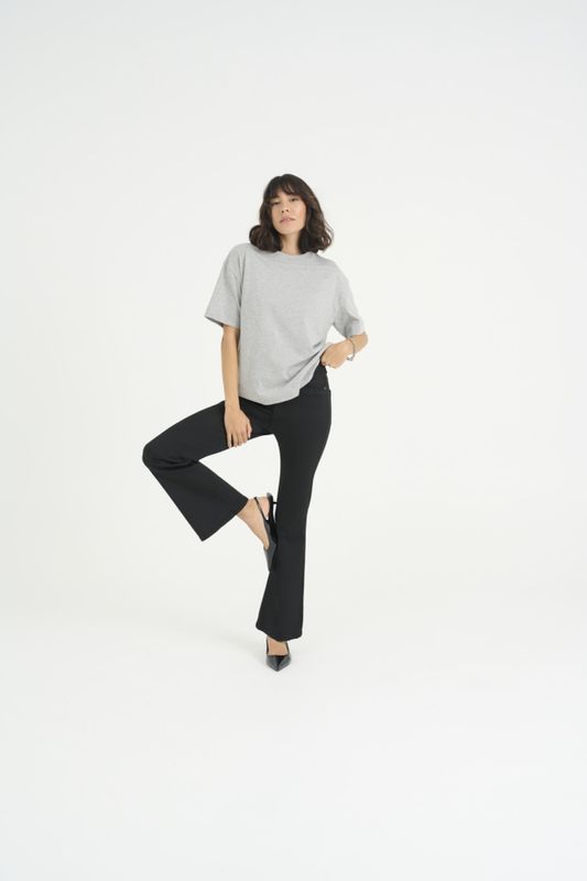 KAforest HW Slim Fit Jeans Black Deep