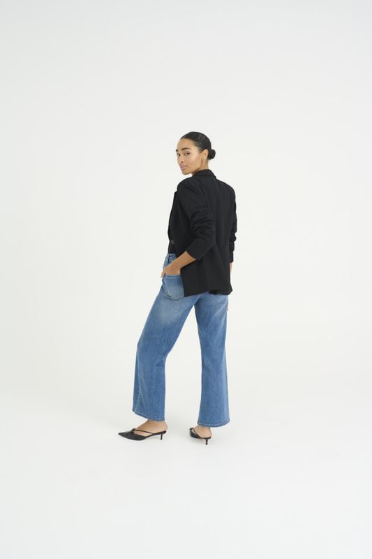 KAbrook HW Reg Fit Jeans Medium Blue Denim