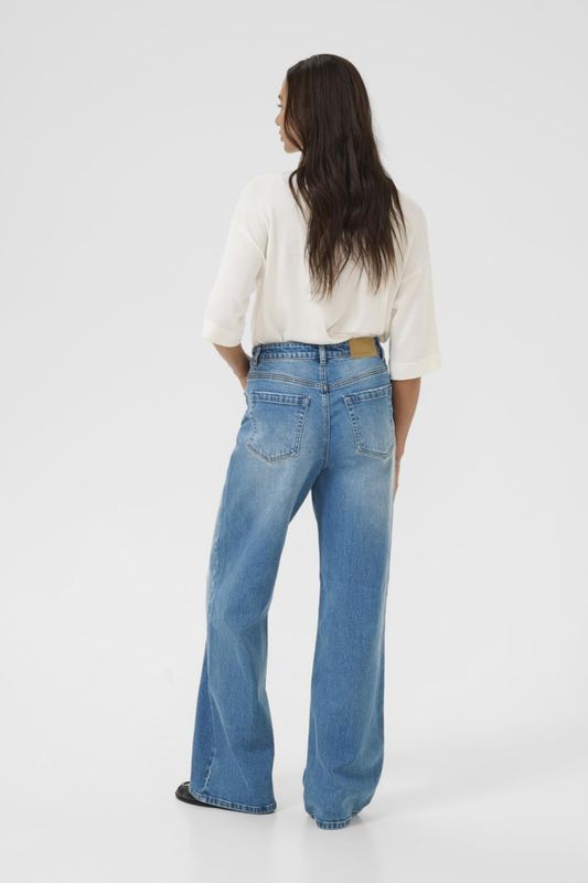 KAmeadow HW Reg Fit Jeans Vintage Blue