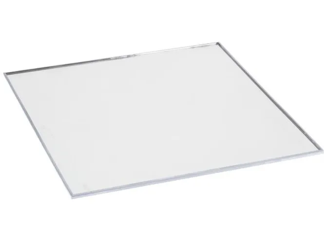 Hovedbilde Lysfat speil blank ramme firkantet 25x25cm