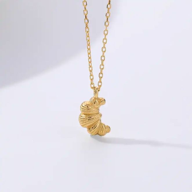 Hovedbilde Croissant Necklace 18K Gold