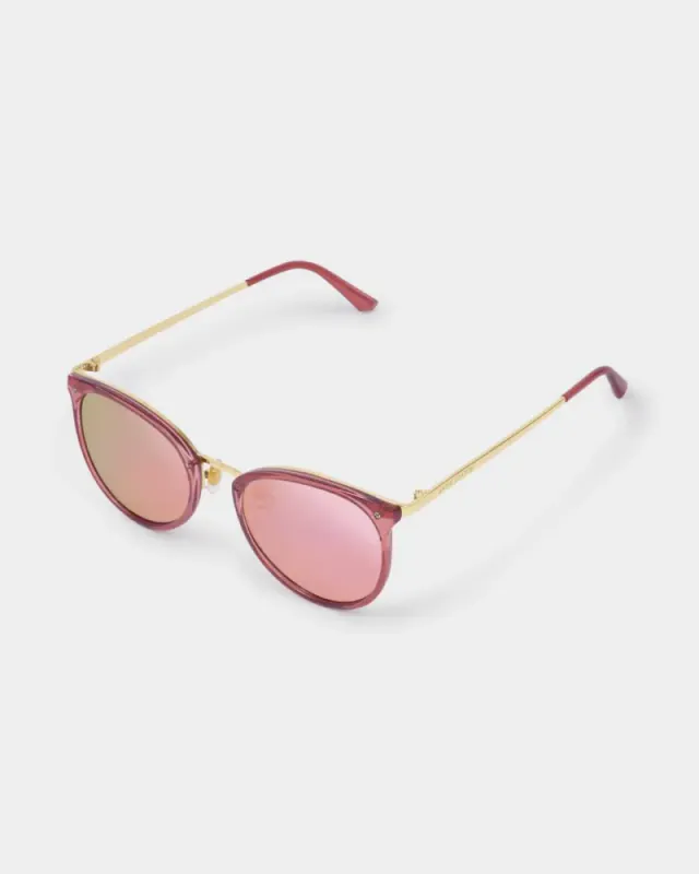 SANTORINI SUNGLASSES | Pink Mirrored Lens