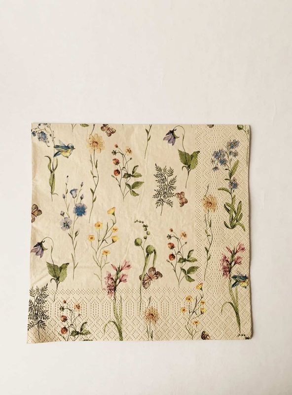 Servietter Middag 40×40 cm Blomstereng