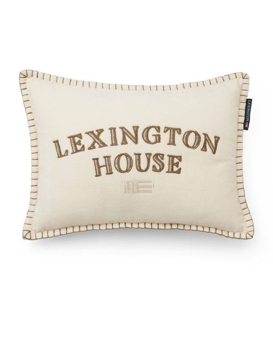 Hovedbilde House pute Bomullsvelour 40x30cm, lys ...