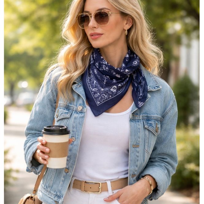 Hovedbilde Bandana Blå 2