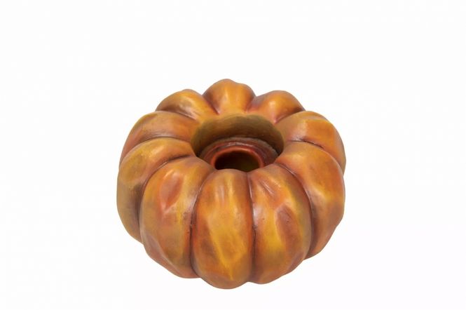 Hovedbilde Stearinlyslykt Gresskar Oransje Poly 7 cm