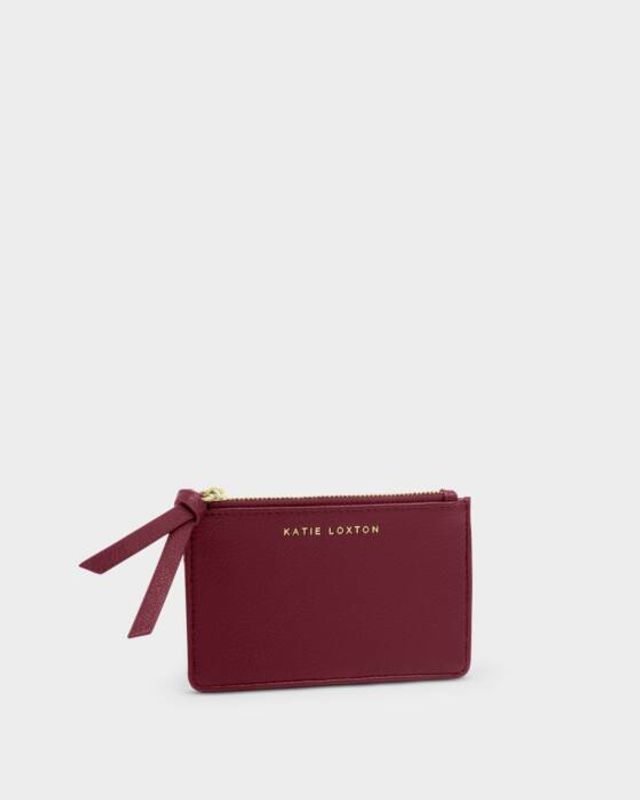 HALLIE COIN & CARD HOLDER | Cherry 