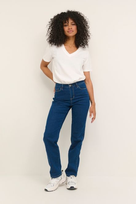 Hovedbilde Vicky Jeans straight - Medium blue washed denim