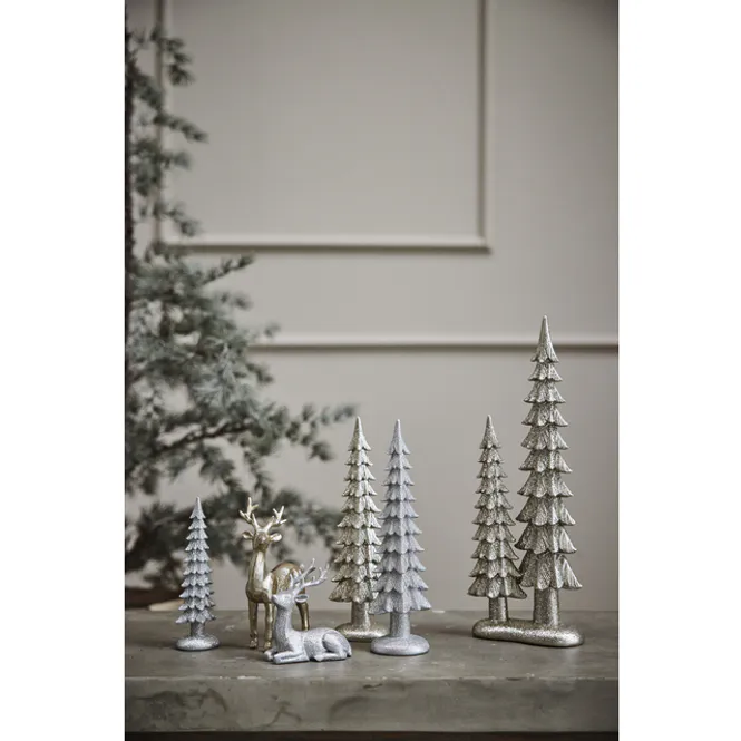 Hovedbilde Sissia decoration deer 8.5cm. Silver Liggende
