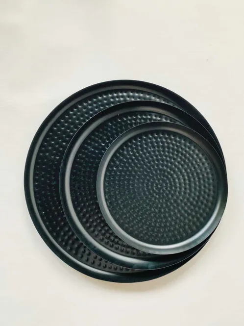 Hovedbilde Metallfat L D 58 Cm Sort