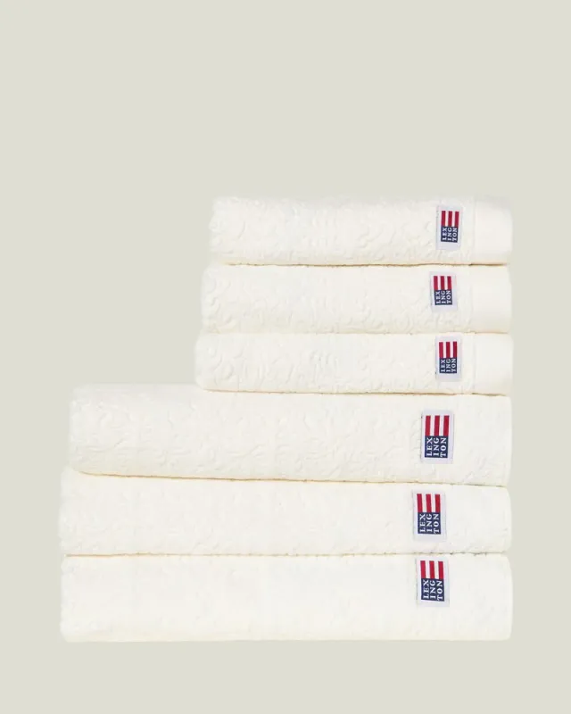Lexington Velour Jacquard Ornament 70x130 Snow White