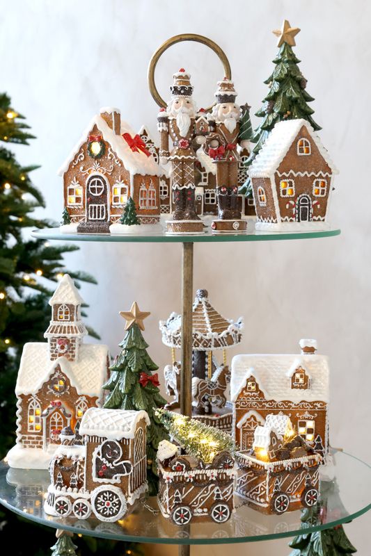 Noël Pepperkakehus m. LED
