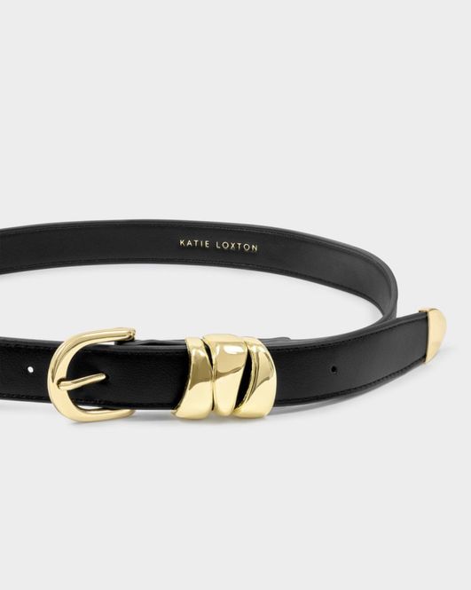 Hovedbilde BELT WITH ORGANIC LOOPS BLACK