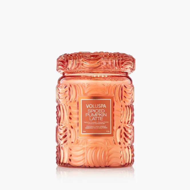 Hovedbilde Voluspa Large Glass Jar - Pumpkin Spiced Latte