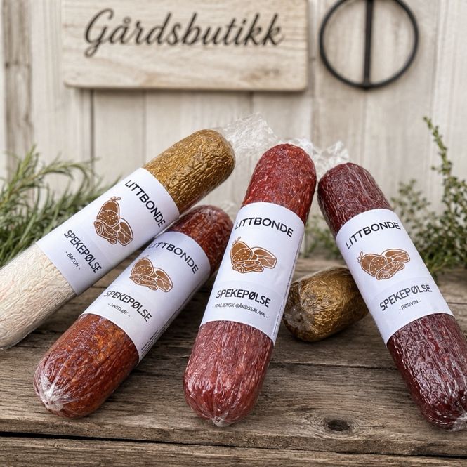 Hovedbilde SPEKEPØLSE, HVITLØK