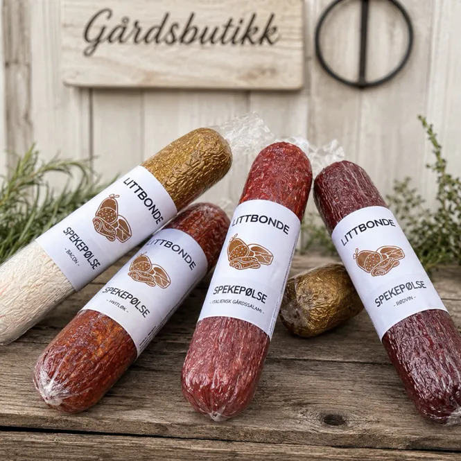 Hovedbilde SPEKEPØLSE, HVITLØK