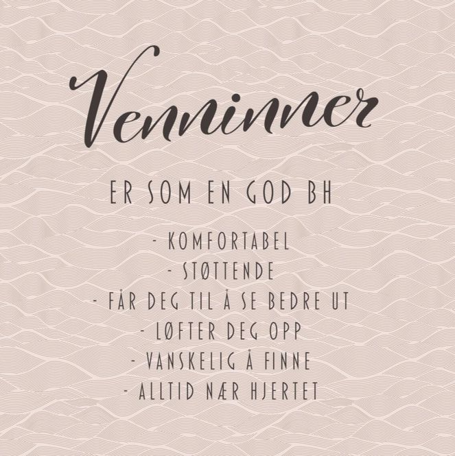 Hovedbilde Serviett BH venninne