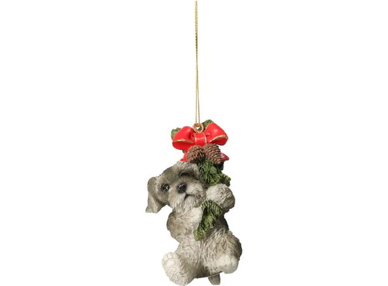 Juletrepynt Hund henge 6x8,5cm