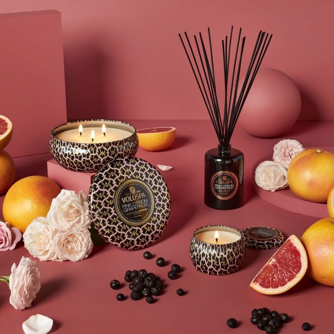 Hovedbilde Voluspa Mini tin 25t Pink Citron Grapefruit