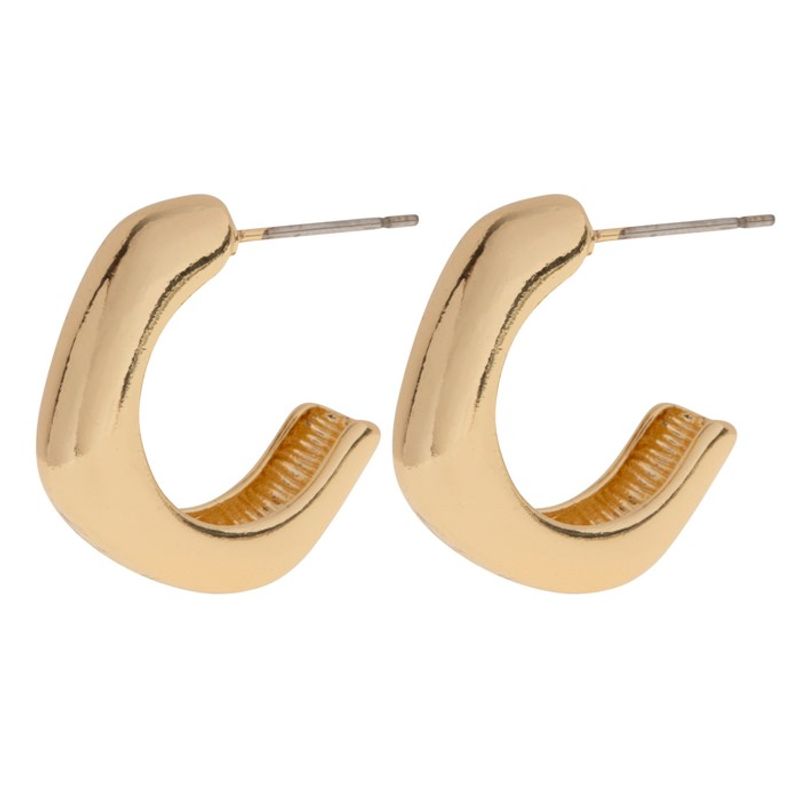 Ronja - Basic Hoop Earrings Gold