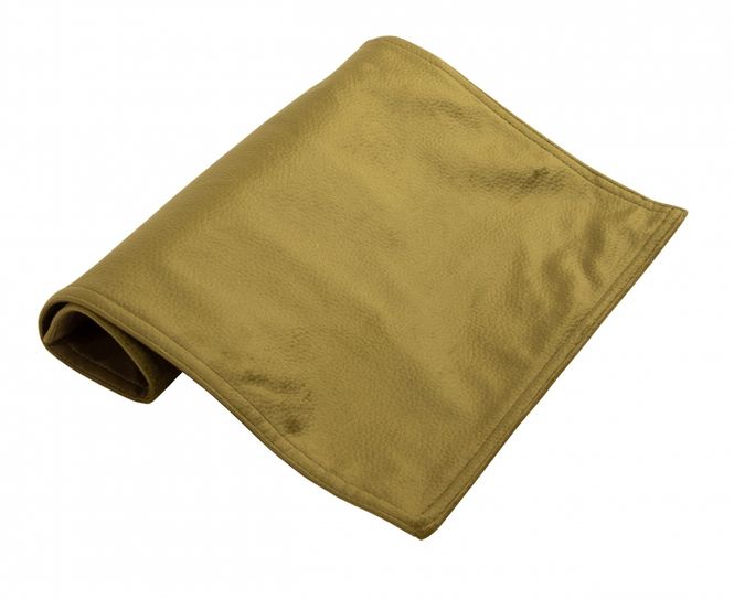 Hovedbilde Brikke Velour Skinnlook 33x48cm Oliven