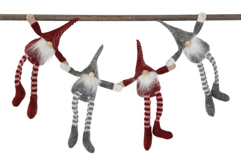 Nisse med magnet, sittende