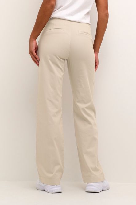 Hovedbilde Lea Flared chino pants - Feather Grey