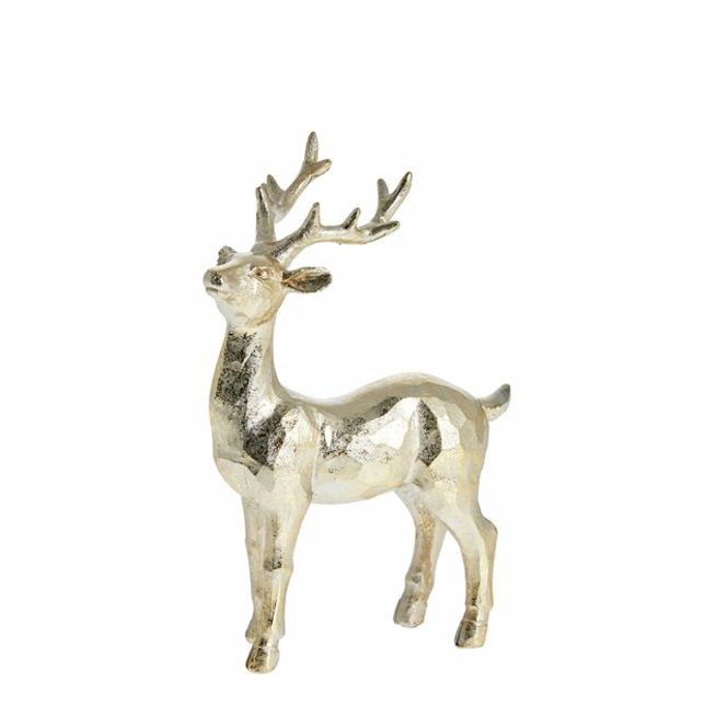 Hovedbilde Sisillia decoration deer 14.5cm. L. Gold Stående