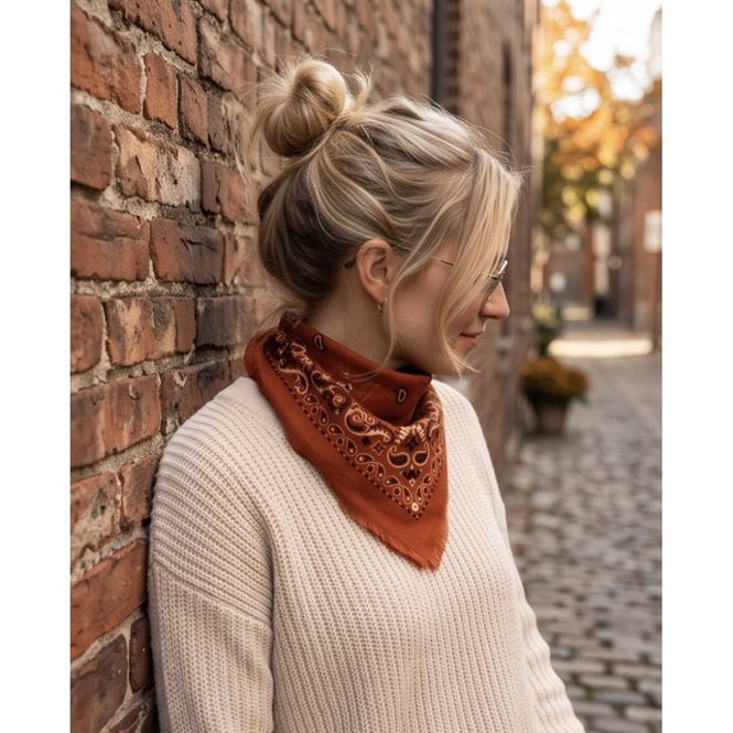 Hovedbilde El Paso Bandana Rust