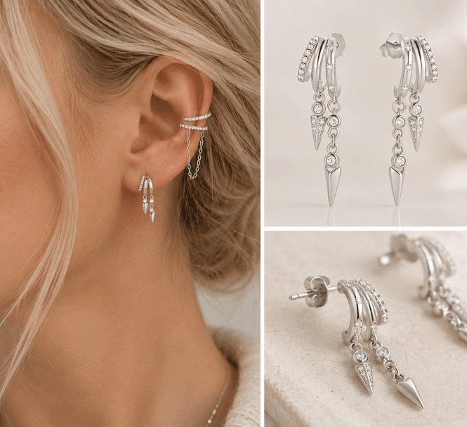 Hovedbilde Ellie Earrings 925 Silver 