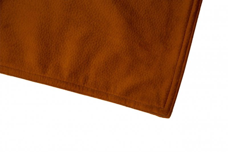 Løper Velour Skinnlook 30x100cm Kamel