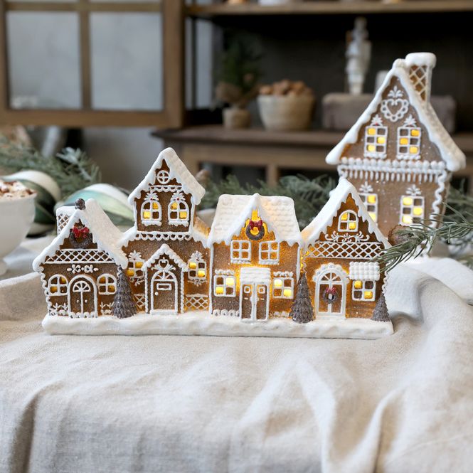 Hovedbilde Noël Pepperkakehus m. LED