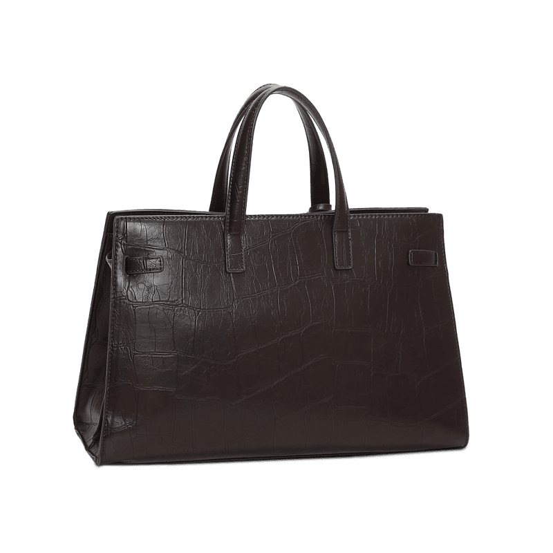 Handbag Askim Lycke Croco Brown