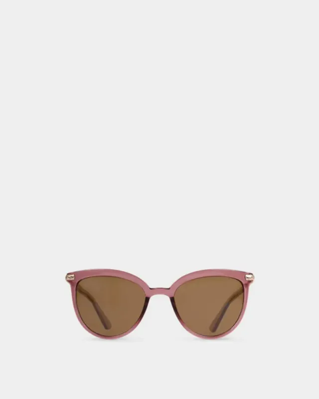 Ravello Round Sunglasses Cherry