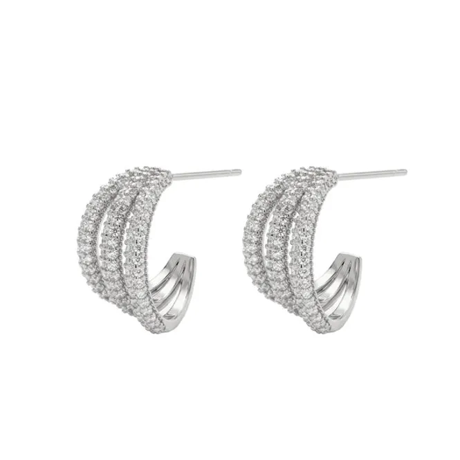 Hovedbilde Vivienne ear 20mm Silver