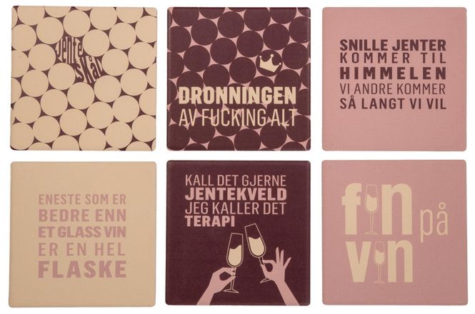 Hovedbilde Glassbrikke keramikk Jenter 10cm Ass.