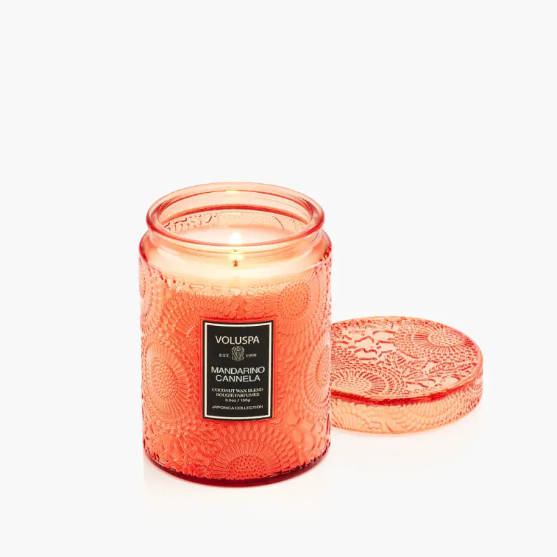 Mandarino Cannela Small Jar Candle 50t