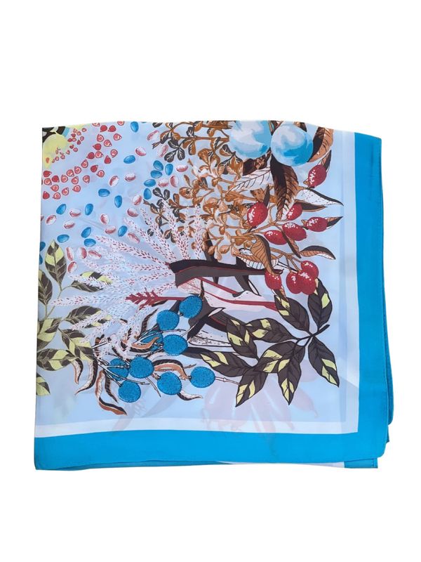 Scarf summer Grape Blue