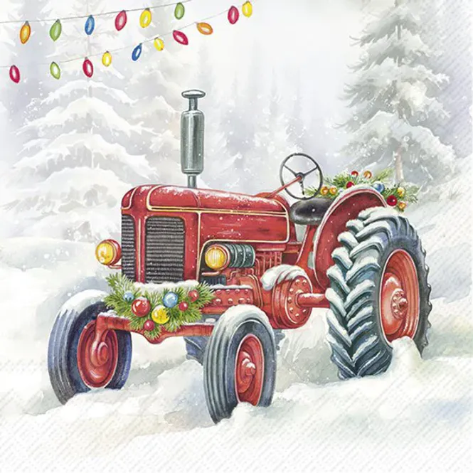 Hovedbilde Servietter Festive Tractor Lunch