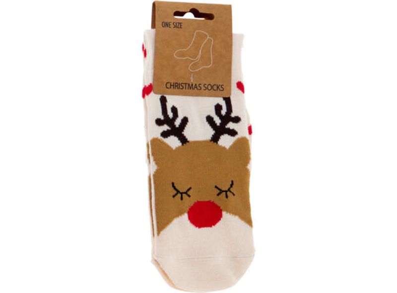 Sokk julemotiv 8 design One size
