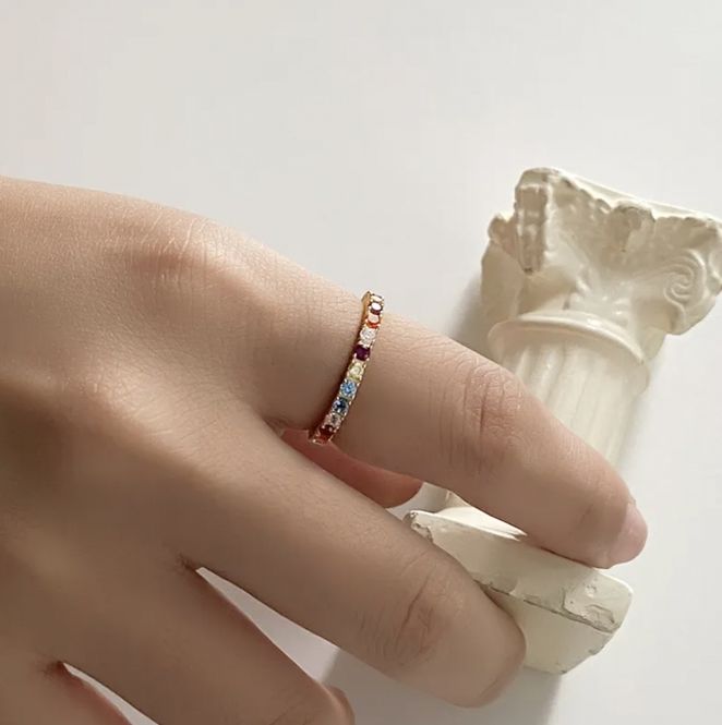 Hovedbilde Leah Ring 18K Gold Size 7